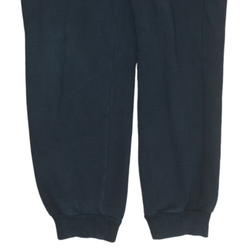 Puma Boys Black Jogger Trousers 13-14 Years Fleece Elastic Waist Casual