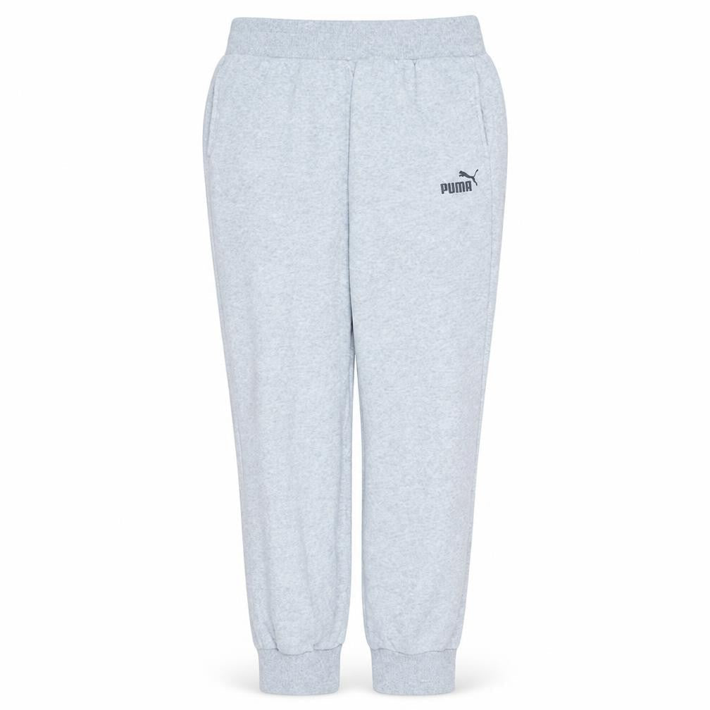 Puma Womens Grey Jogger Sweatpants Size 12 Cotton Blend
