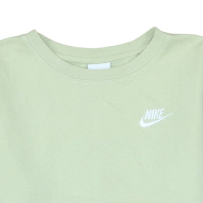 Additional view of Nike girls’ green crew neck pullover sweatshirt, size L, 147-158 cm