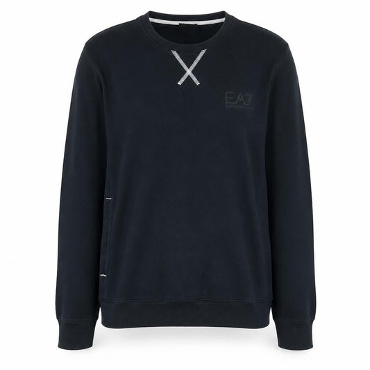 Emporio Armani EA7 Men's Black Pullover Crew Neck Sweatshirt Size S