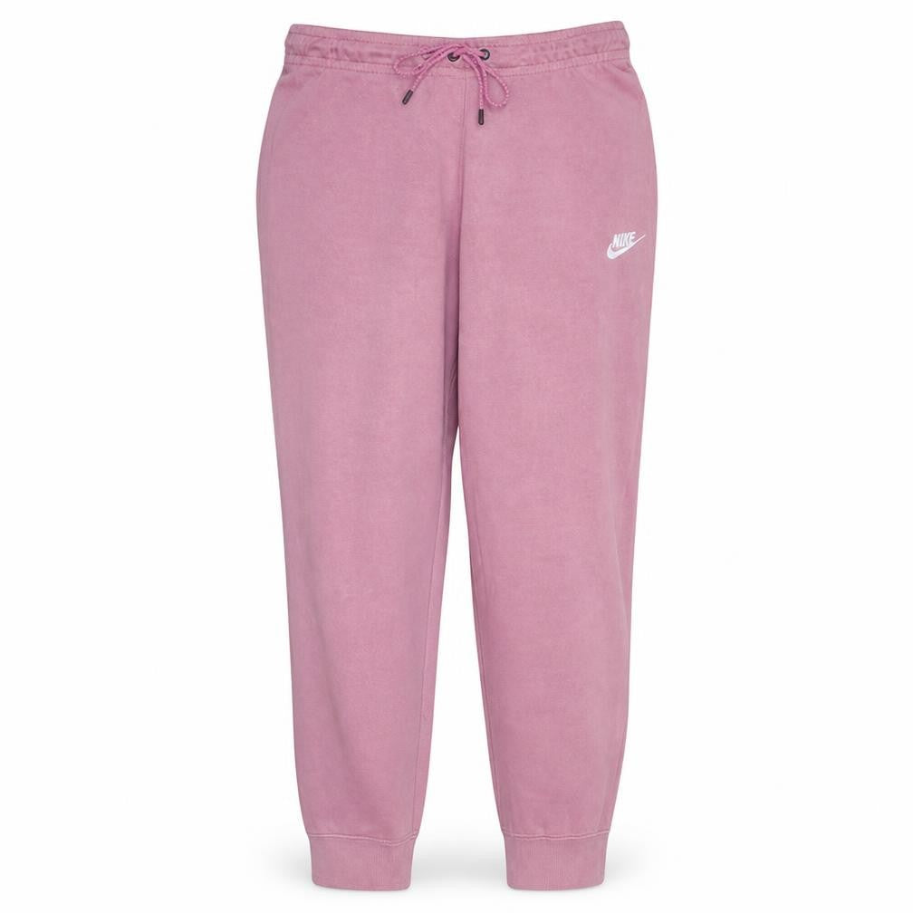Nike Womens Pink Fleece Sweatpants M Regular Fit Casual Joggers