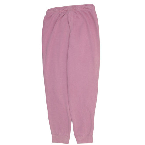 Nike Womens Pink Fleece Sweatpants M Regular Fit Casual Joggers