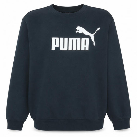 Puma Men's Black XL Pullover Sweatshirt Crew Neck Sports Fleece