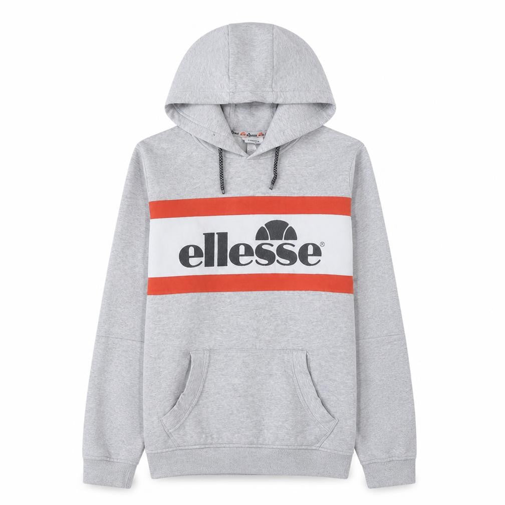 Ellesse Boys Grey Pullover Hoodie 14 Years Logo Fleece Sweatshirt