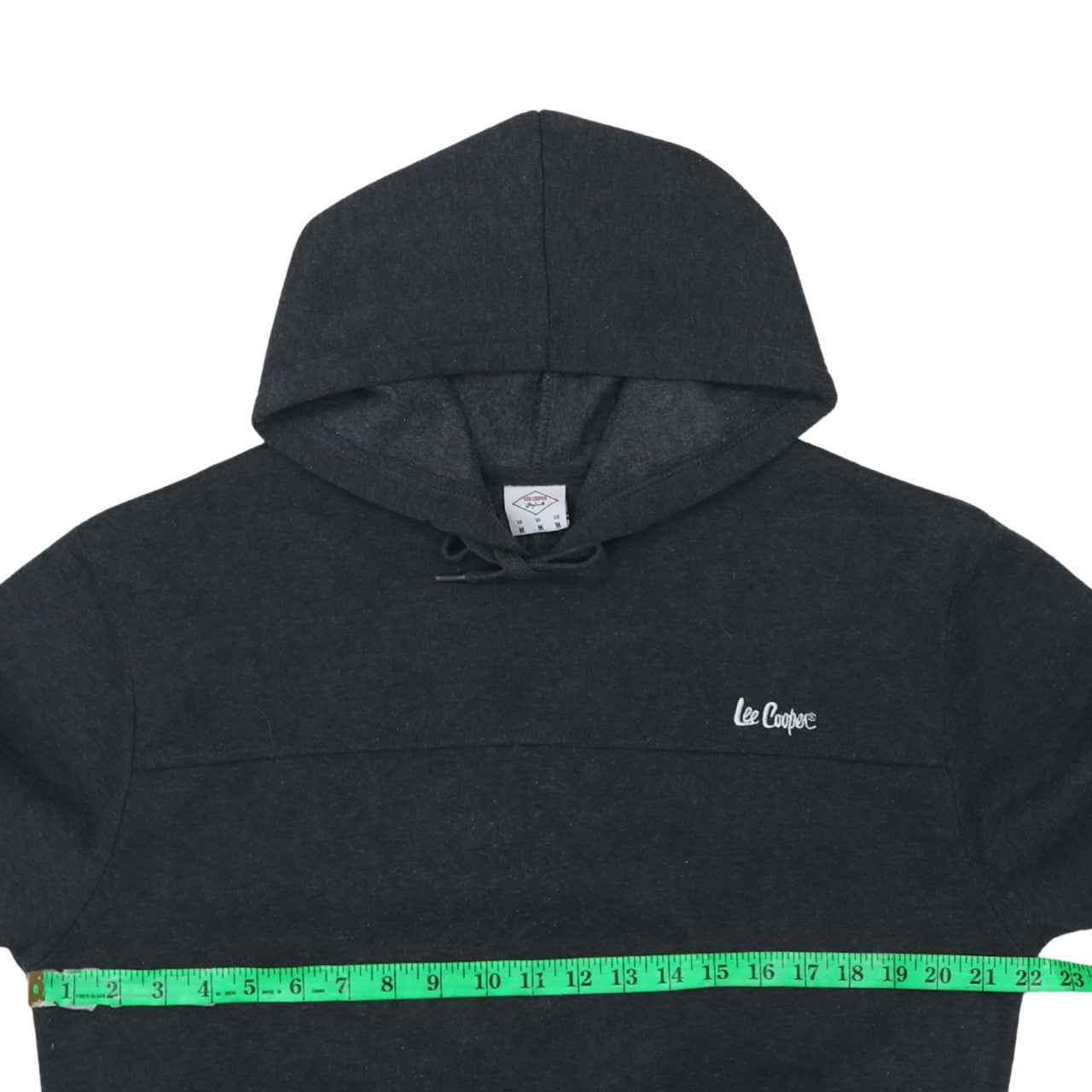 Lee Cooper Men’s Black Pullover Hoodie Size M Regular Fit