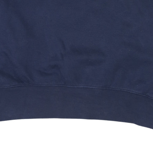 Adidas Womens Navy Blue Crew Neck Pullover Sweatshirt UK 12