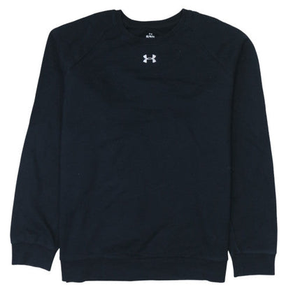 Under Armour Womens Black XL Pullover Sweatshirt Crew Neck Sportswear
