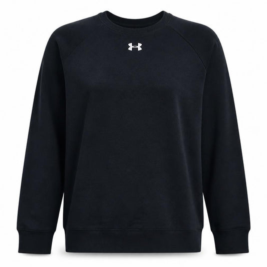 Under Armour Womens Black XL Pullover Sweatshirt Crew Neck Sportswear