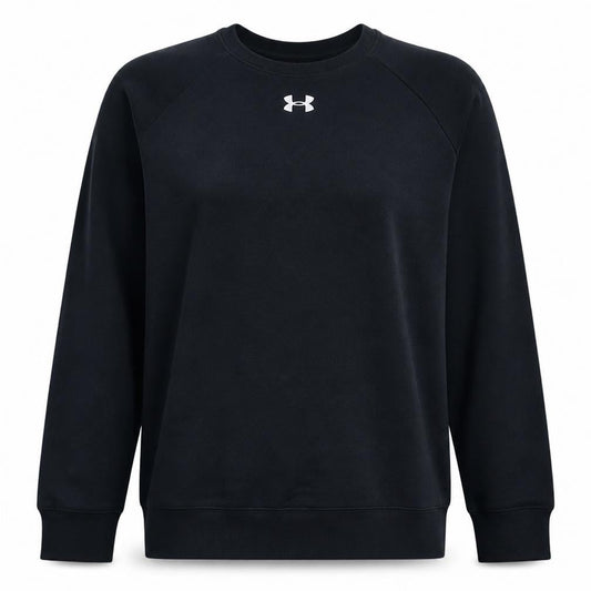 Under Armour Womens Black XL Pullover Sweatshirt Crew Neck Sportswear