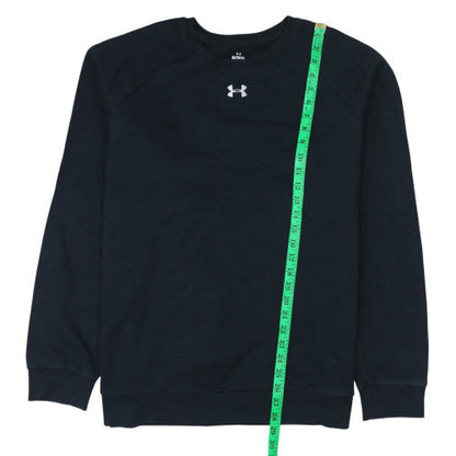 Under Armour Womens Black XL Pullover Sweatshirt Crew Neck Sportswear