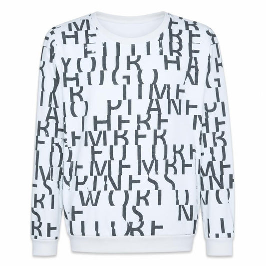 Hugo Boss Men's White Graphic Print Pullover Sweatshirt M
