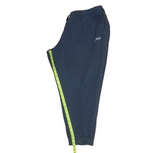 adidas Men Blue 2XL Jogger Fleece Sweatpants Elastic Waist