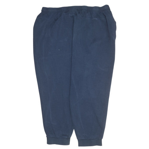 adidas Men Blue 2XL Jogger Fleece Sweatpants Elastic Waist