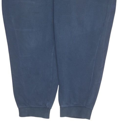adidas Men Blue 2XL Jogger Fleece Sweatpants Elastic Waist