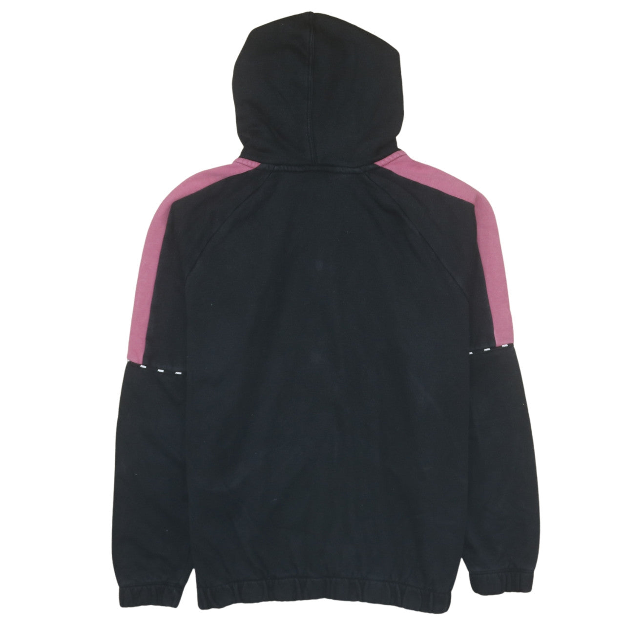 Puma Womens Black Full Zip Hoodie M Colourblock Hooded Sweatshirt
