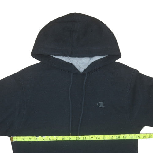 Champion Women's Black Small Pullover Hoodie with Logo