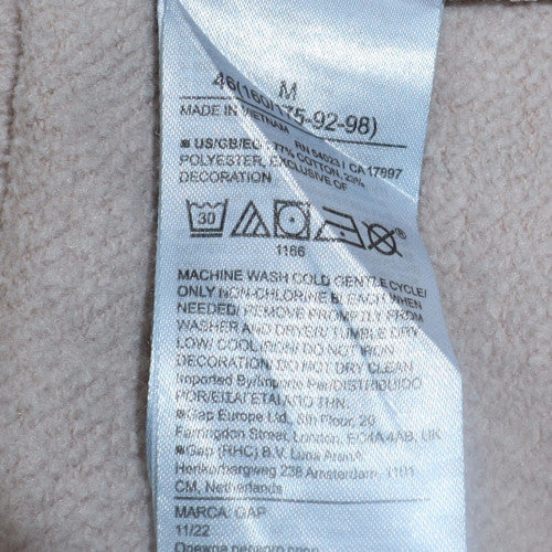 GAP Womens Beige Crew Neck Logo Sweatshirt Size M