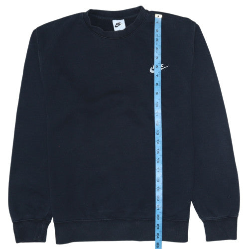Nike Men's Black Small Crew Neck Pullover Sweatshirt