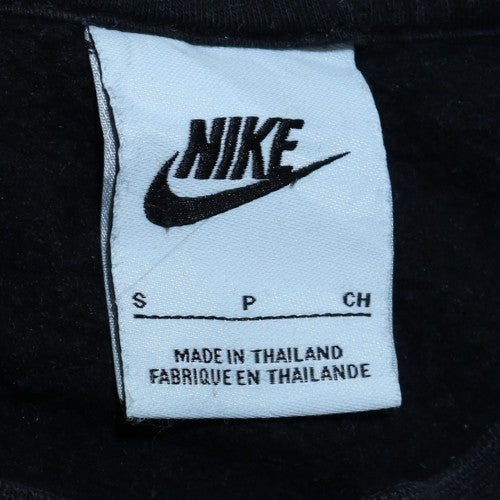 Nike Men's Black Small Crew Neck Pullover Sweatshirt