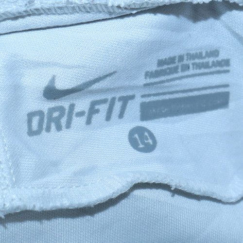 Nike Dri-FIT France FFF White 1/4 Zip Women's Sweatshirt Size 14