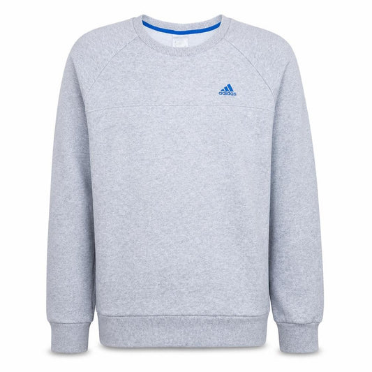 Adidas Men's Grey Crew Neck Pullover Sweatshirt Size S