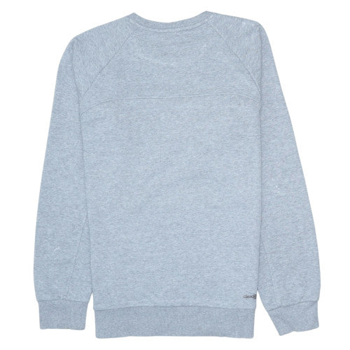 Adidas Men's Grey Crew Neck Pullover Sweatshirt Size S