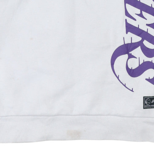 NBA Girls White Los Angeles Lakers Graphic Pullover Sweatshirt 11-12 Years