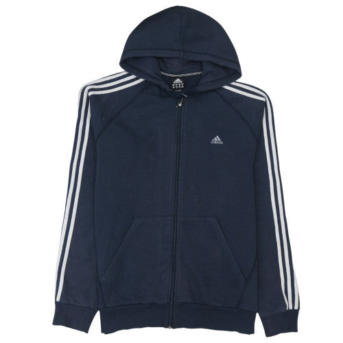 Adidas Men’s Blue XL Full Zip Hoodie Sports Essentials