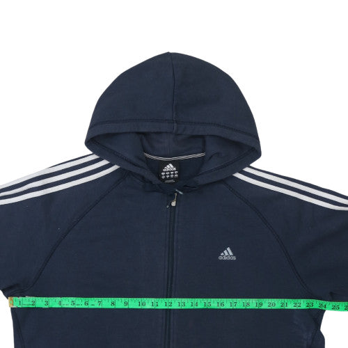 Adidas Men’s Blue XL Full Zip Hoodie Sports Essentials