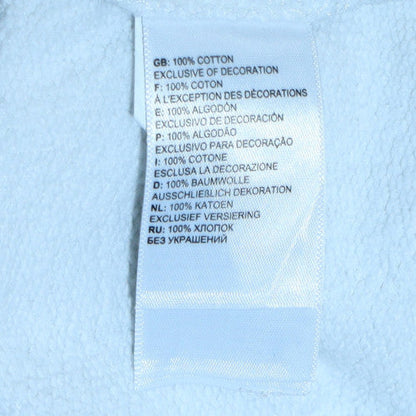 Additional view of The North Face boys’ white xl pullover sweatshirt crew neck logo design