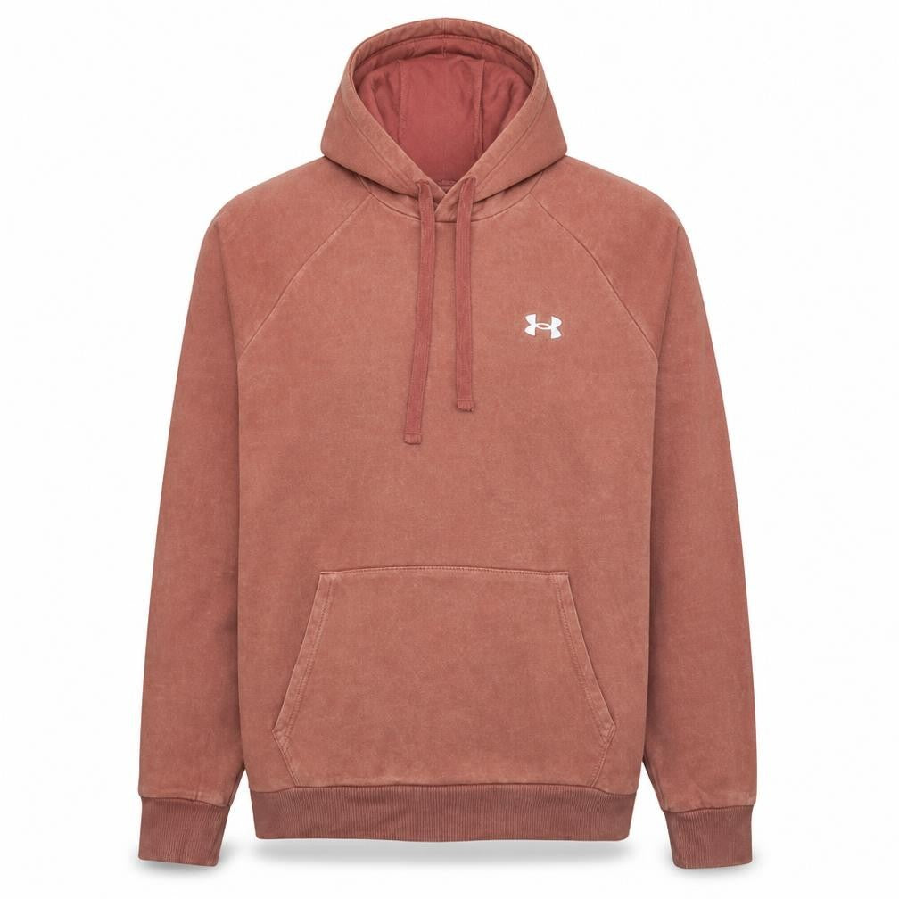 Under Armour Men's Brown Pullover Hoodie L Fleece ColdGear