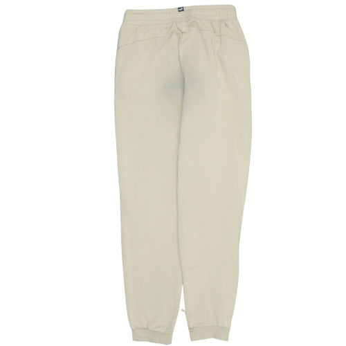 Puma Girls Beige Jogger Sweatpants 15-16 Years Elastic Waist Fleece Lined
