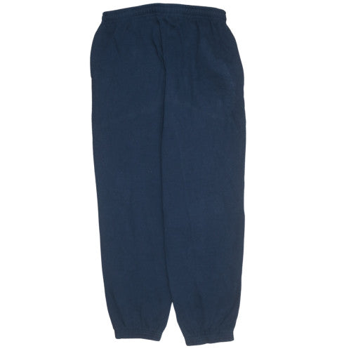 Umbro Men's Blue Fleece Sweatpants M Regular Tapered Fit Activewear