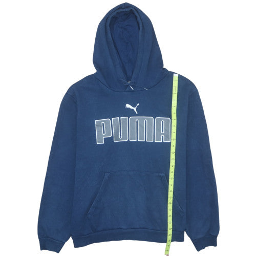 Puma Men's Blue 2XL Pullover Hoodie Fleece Sportswear