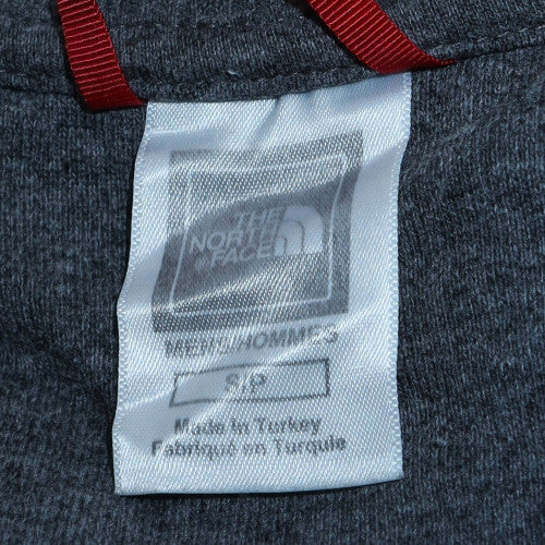 The North Face Men's Grey Crew Neck Sweatshirt M Classic Logo Cotton Blend