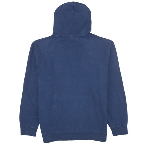 Fila Men’s Blue Pullover Hoodie XL Logo Graphic Fleece Sweatshirt