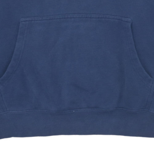 Fila Men’s Blue Pullover Hoodie XL Logo Graphic Fleece Sweatshirt