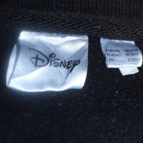 Disney Women Black Minnie Mouse Sweatshirt M UK12 Crew Neck