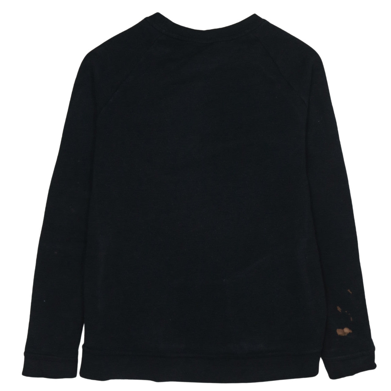 Nike Men Black Small Pullover Sweatshirt Crew Neck Logo Fleece