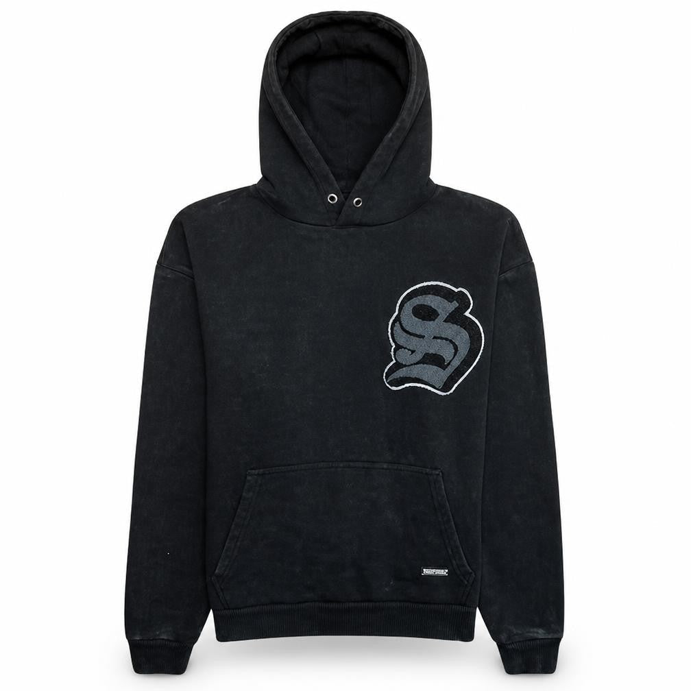 Snipes Men’s Black Pullover Hoodie S Graphic Wolf Streetwear