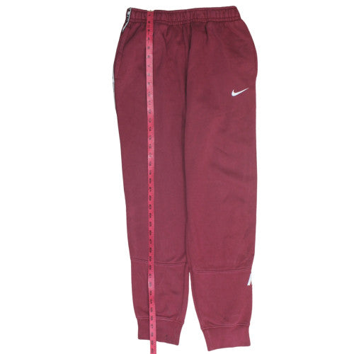 Nike Men's Red Jogger Sweatpants M Standard Fit Tapered Leg Activewear