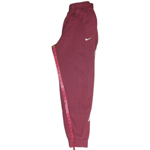 Nike Men's Red Jogger Sweatpants M Standard Fit Tapered Leg Activewear