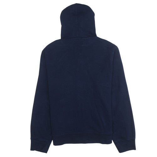 Ralph Lauren Boys Blue Full Zip Hoodie XL Cotton Fleece Logo