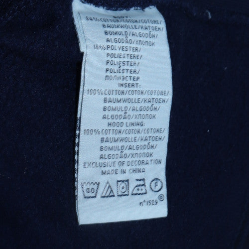 Ralph Lauren Boys Blue Full Zip Hoodie XL Cotton Fleece Logo
