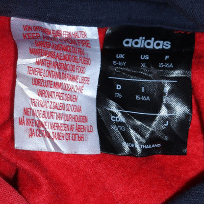 Additional view of Adidas boys’ red and blue pullover hoodie 15-16 years regular fit