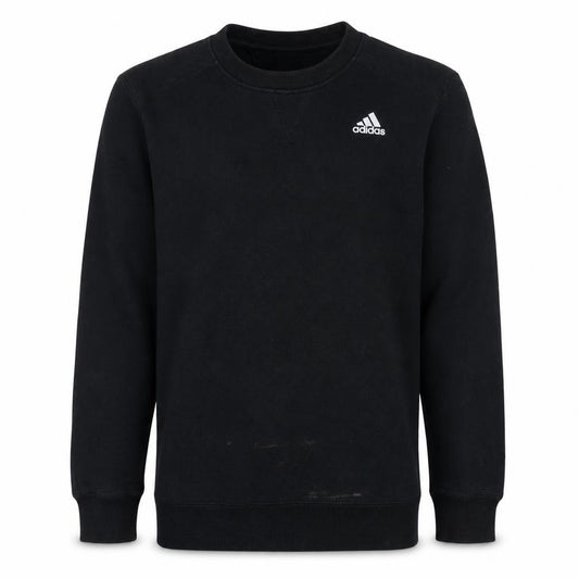 Adidas Men's Black Crew Neck Pullover Sweatshirt Size S