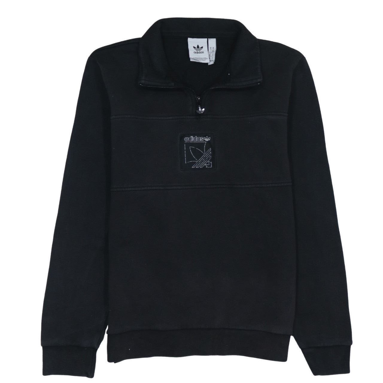 Adidas Men’s Black XS 1/4 Zip Fleece Sweatshirt Pullover