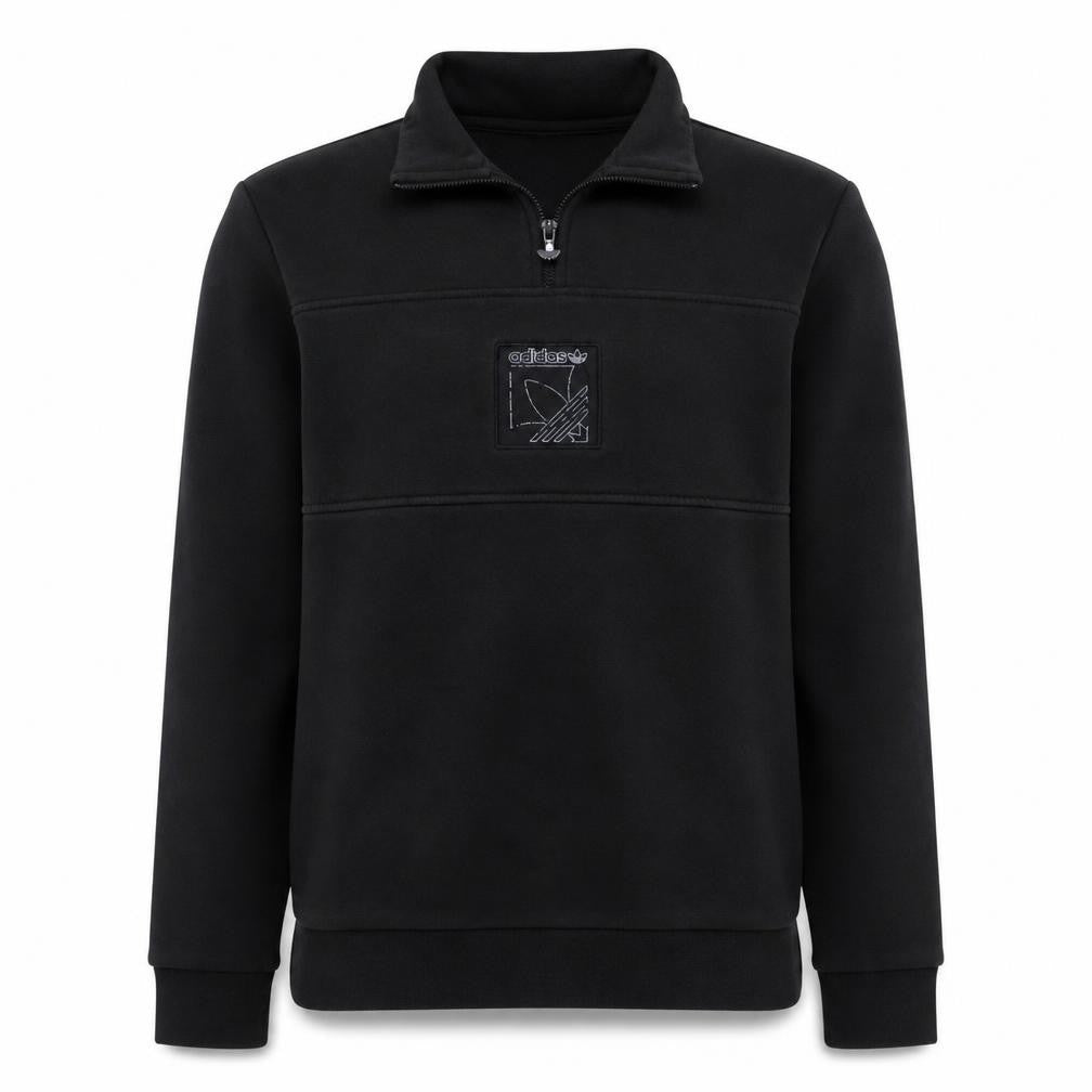 Adidas Men’s Black XS 1/4 Zip Fleece Sweatshirt Pullover