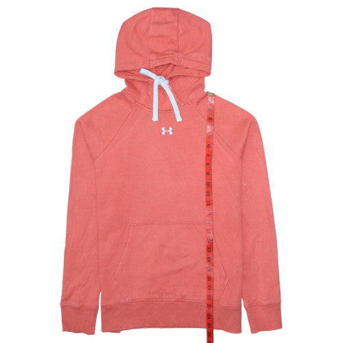 Under Armour Men's Pink Pullover Hoodie Medium Loose Fit Fleece