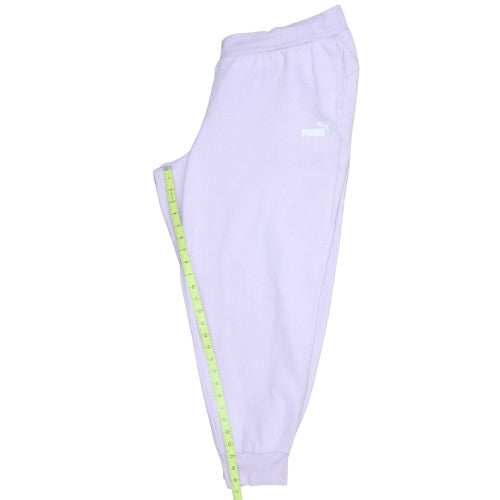 Puma Women Purple 2XL Fleece Jogger Sweatpants